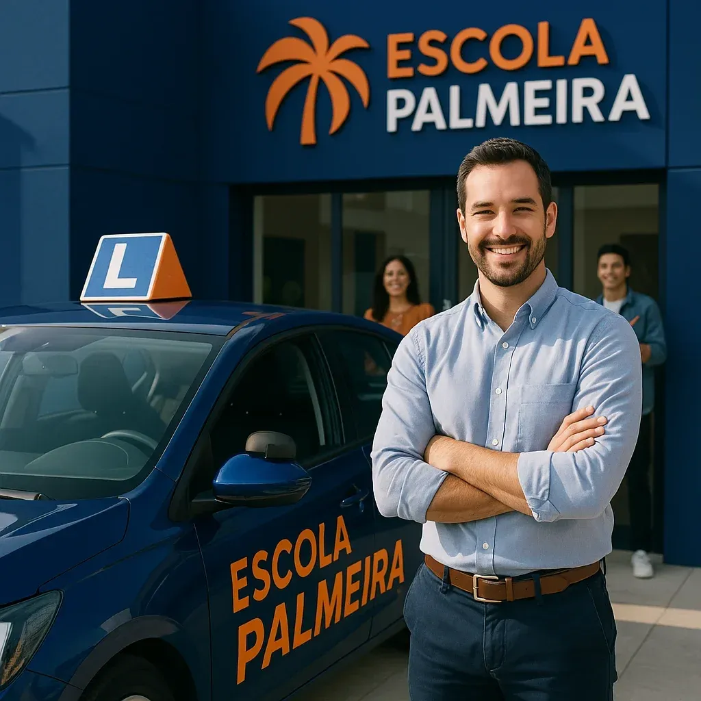 Ilustração Escola de Condução Palmeira