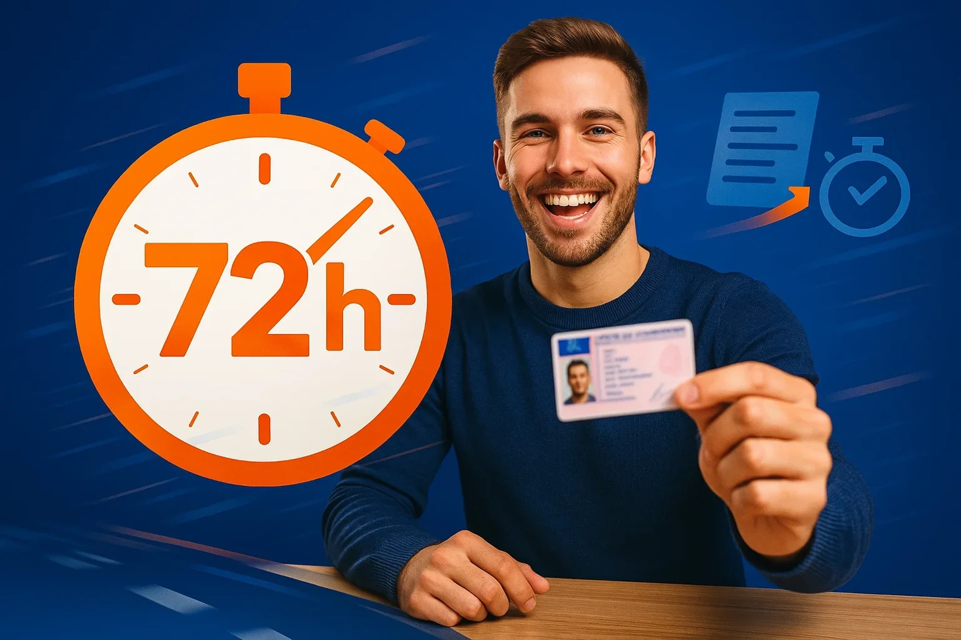 Carta de condução expressa em 72h